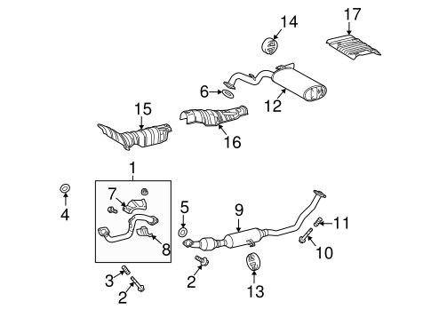 Vibe EXHAUST COMPONENTS 2