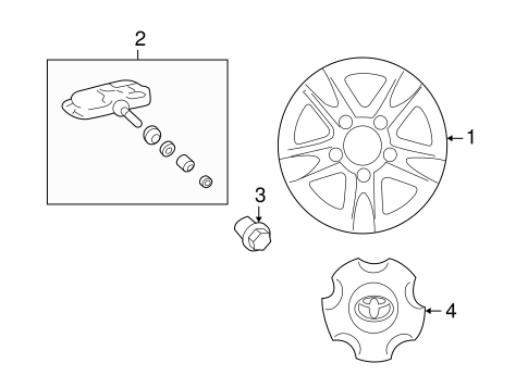 FRONT SUSPENSION/WHEELS for 2010 Toyota Land Cruiser #1
