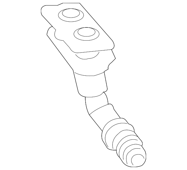 LR010792 WASHER NOZZLE, LEFT
