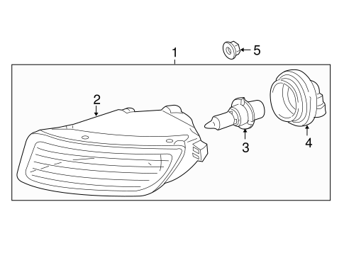 ELECTRICAL/FOG LAMPS for 2004 Toyota Corolla #1