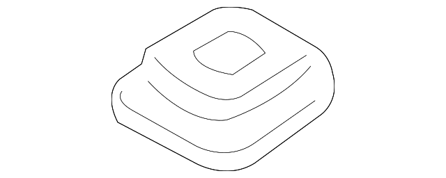 6E5Z-8125-AA Деталь RADIATOR UPPER INSULATOR, RIGHT