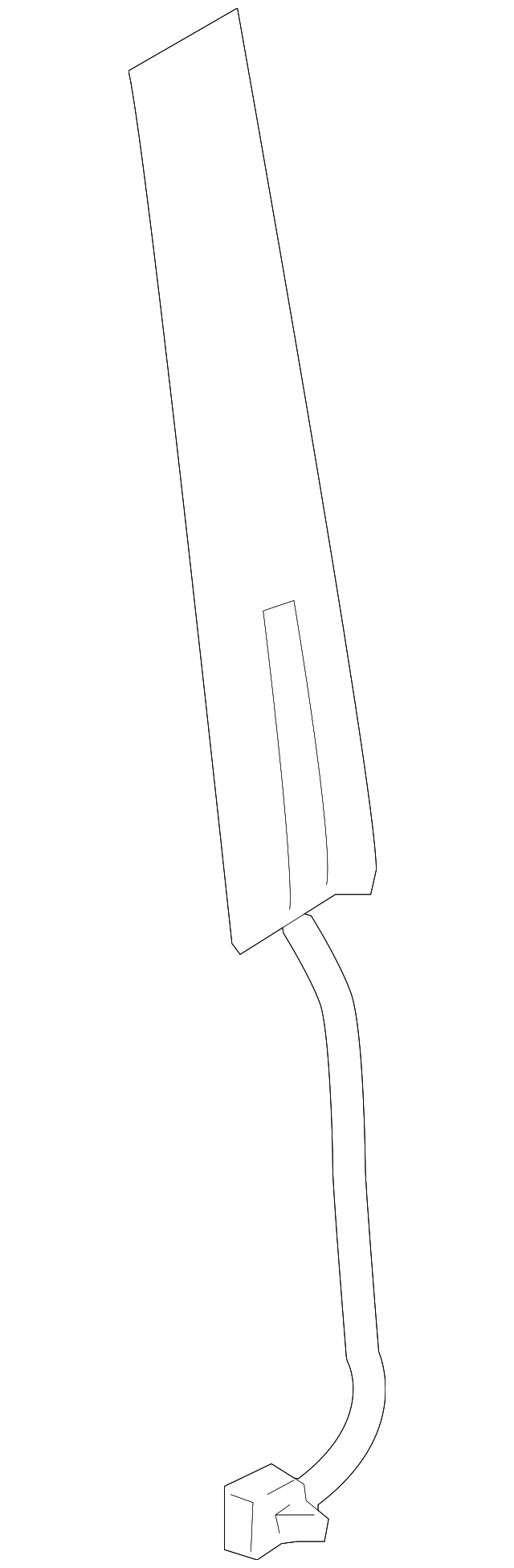 BA8Z-7420555-AA Деталь APPLIQUE, LEFT