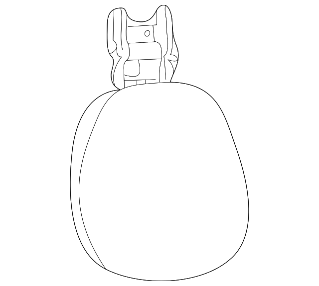HLH000390LUM Деталь HEADREST, LEFT