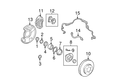 BRAKES/ANTI-LOCK BRAKES for 2000 Toyota Tundra #3