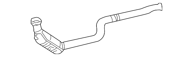 1W6Z5E212LH Деталь CATALYTIC CNVRTR, LEFT