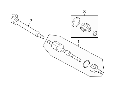 MKX DRIVE AXLES