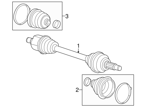 X-Type AXLE COMPONENTS