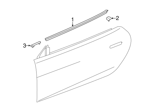 F-Type EXTERIOR TRIM - DOOR
