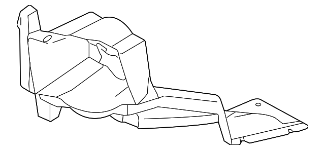 4W4Z-15266-BA Деталь FOG LAMP ASSY MOUNT BRACKET, LEFT