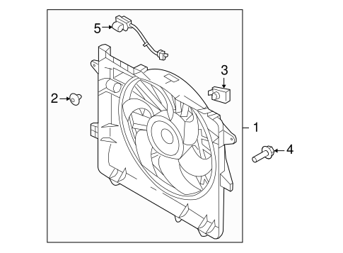 Cooling System/Cooling Fan for 2010 Ford Mustang #1