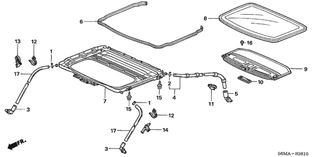 Sliding Roof for 2006 Acura RSX #0
