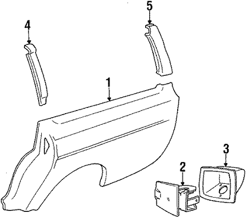 240 QUARTER PANEL & COMPONENTS
