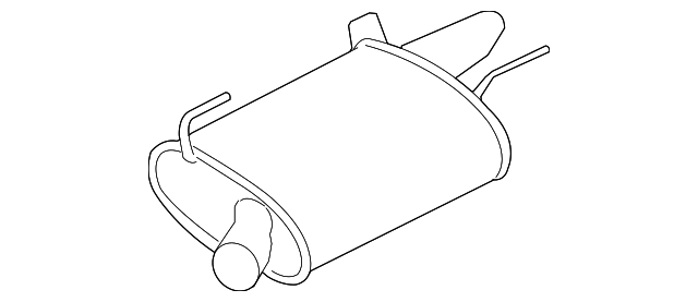 9R3Z-5230-C Деталь MUFFLER