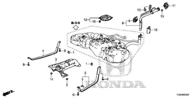 Fuel Filler Pipe for 2015 Honda Accord #0