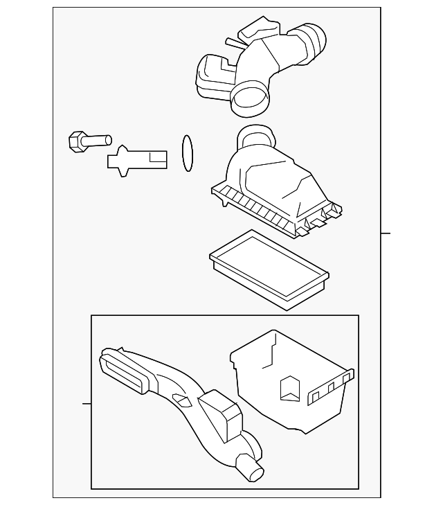 7H6Z-9600-A Деталь AIR CLEANER ASSY