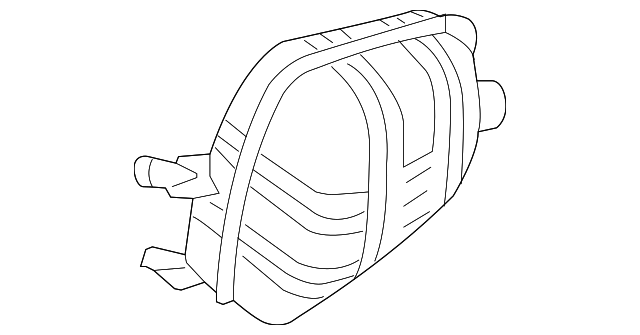 996-111-122-91 Деталь MUFFLER, LEFT