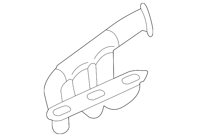 996-111-102-93 Деталь EXHAUST MANIFOLD, RIGHT
