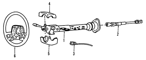 Grand Cherokee STEERING COLUMN