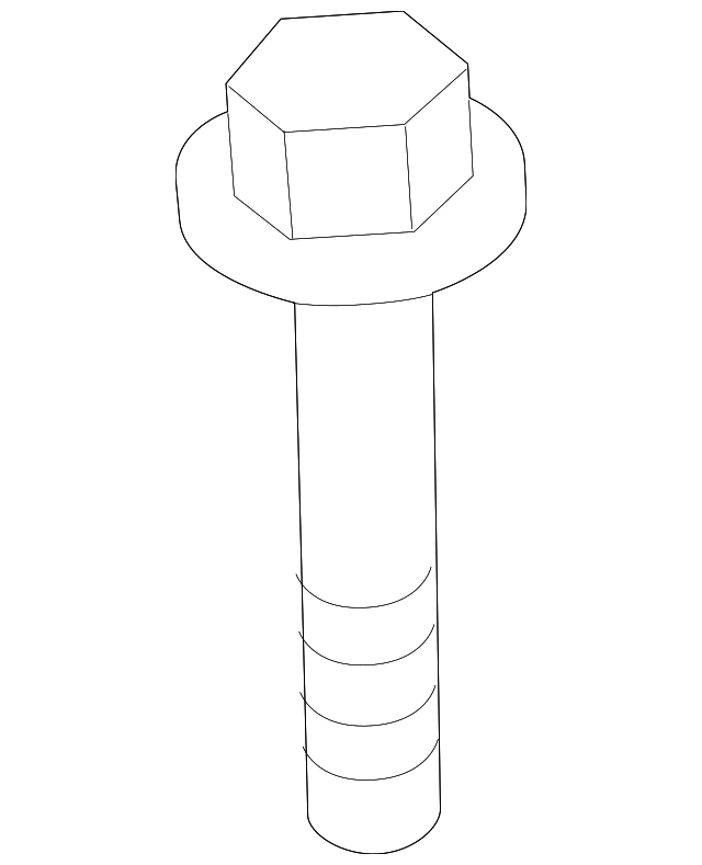 989000 Деталь FRONT INSULATOR MOUNT BOLT