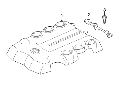 Engine Appearance Cover for 2012 Toyota FJ Cruiser #0