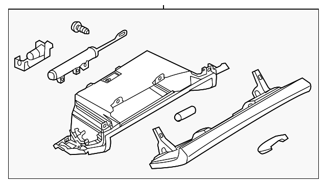 970-552-204-15-7J0 Деталь GLOVE BOX ASSY