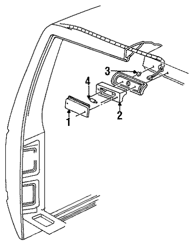 C2500 Pickup CARGO LAMPS 2