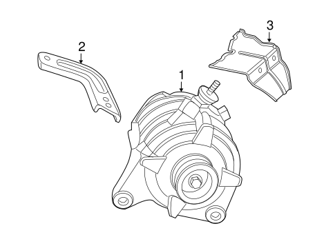 Electrical/Alternator for 2014 Chrysler Town & Country #1