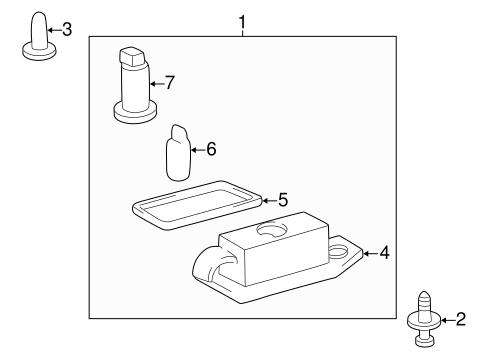 ELECTRICAL/LICENSE LAMPS for 1997 Toyota Camry #1