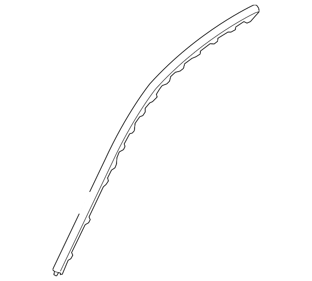 970-537-482-03-V09 FRAME MOLDING, RIGHT