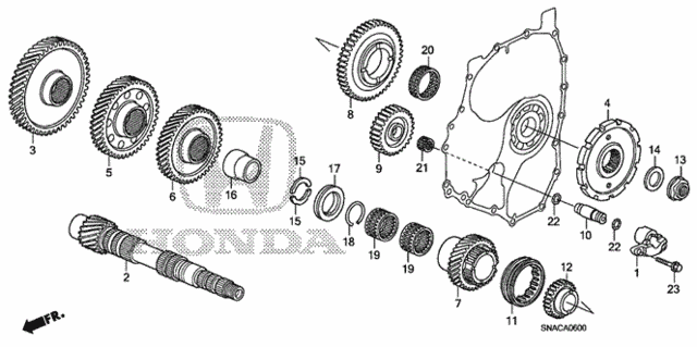 AT Countershaft for 2010 Honda Civic #0