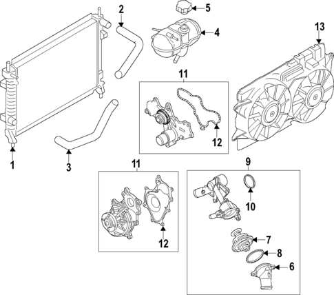 Cooling System for 2021 Ford Explorer #9