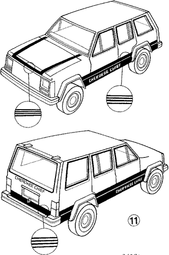 Cherokee STRIPE TAPE 2