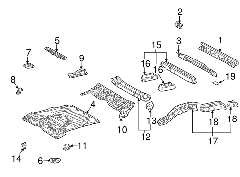 BODY/REAR BODY for 1997 Toyota RAV4 #2