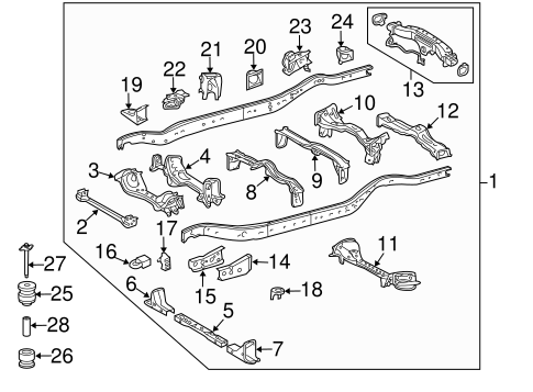 BODY/FRAME & COMPONENTS for 2016 Toyota Sequoia #1