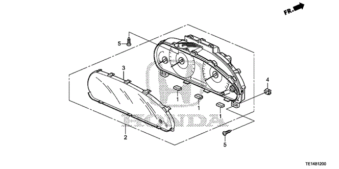 ELECTRICAL / EXHAUST / HEATER / FUEL/METER for 2012 Honda ACCORD COUPE #1