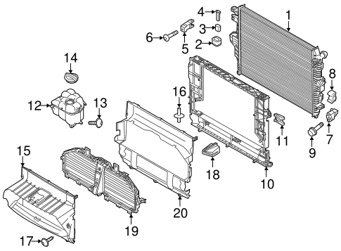 Cayenne RADIATOR & COMPONENTS