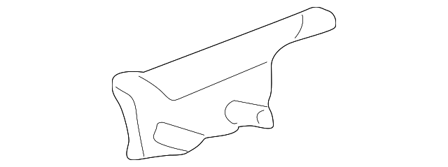 XR3Z-17D995-AA Деталь BUMPER COVER SIDE SUPPORT, RIGHT
