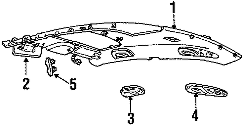 Continental INTERIOR TRIM - ROOF