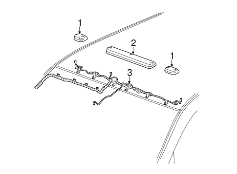 Sierra 1500 ROOF LAMPS 3