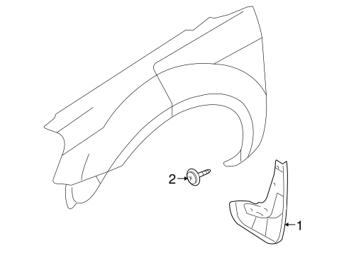 Body/Exterior Trim - Fender for 2009 Ford Taurus #1