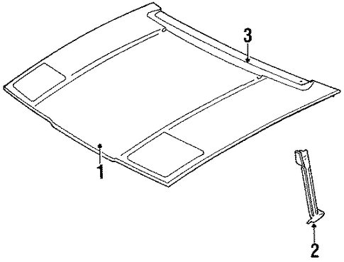 Fiero HOOD & COMPONENTS