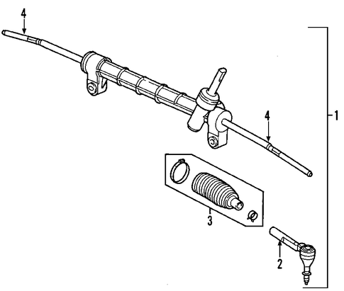 Vue STEERING GEAR & LINKAGE