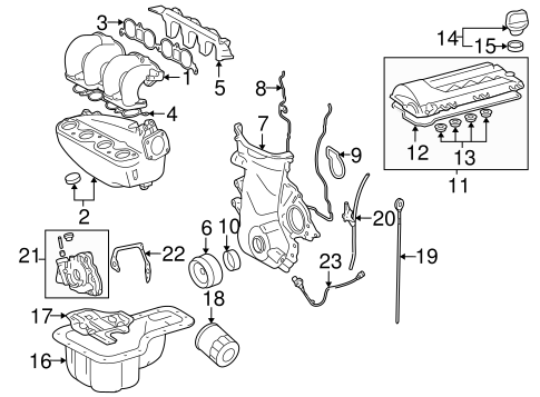 ENGINE/ENGINE PARTS for 2005 Toyota Matrix #1