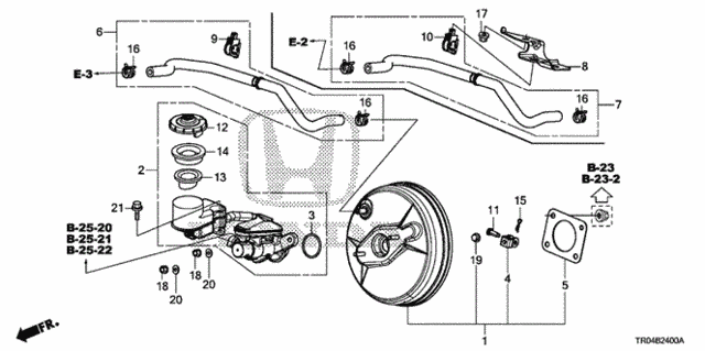 Brake Master Cylinder - Master Power (KA/KL/KC) for 2012 Honda Civic #0