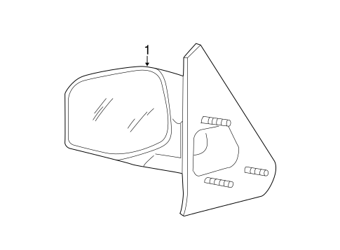 Body/Outside Mirrors for 2001 Ford Explorer Sport Trac #1