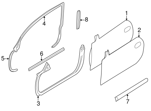 XKR DOOR & COMPONENTS