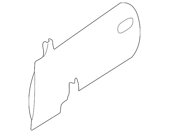 JLM21772 Деталь DOOR SHELL, RIGHT