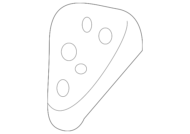 9165154 Деталь SUPPORT PLATE