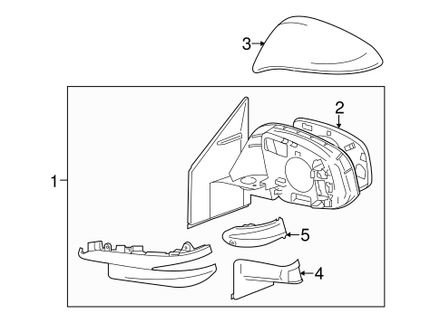 BODY/OUTSIDE MIRRORS for 2016 Toyota RAV4 #1