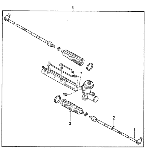 Steering/Steering Gear & Linkage for 2001 Ford Escape #1
